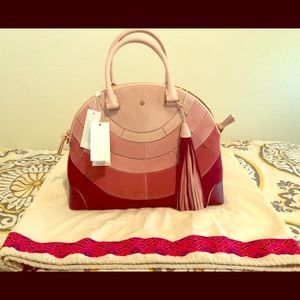 Tory Burch Leather Dome Satchel